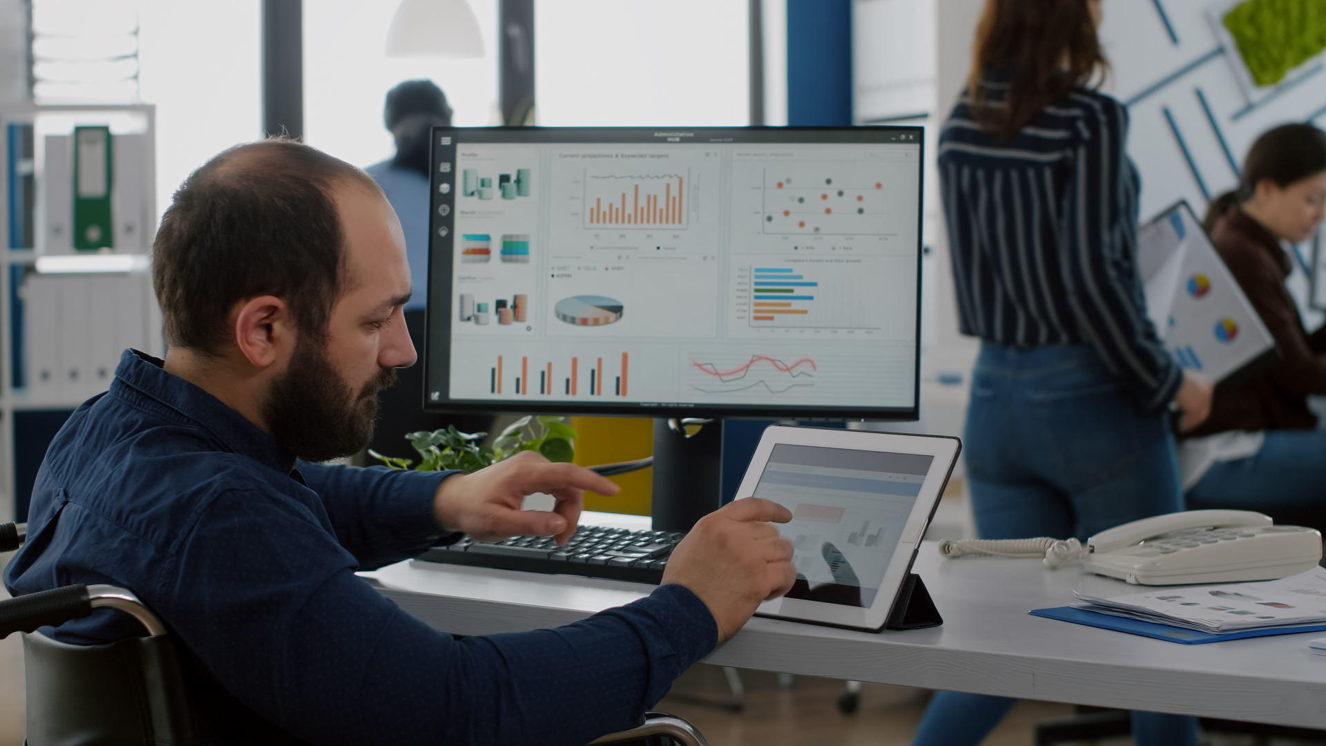 CRM pipeline view or weekly performance dashboard