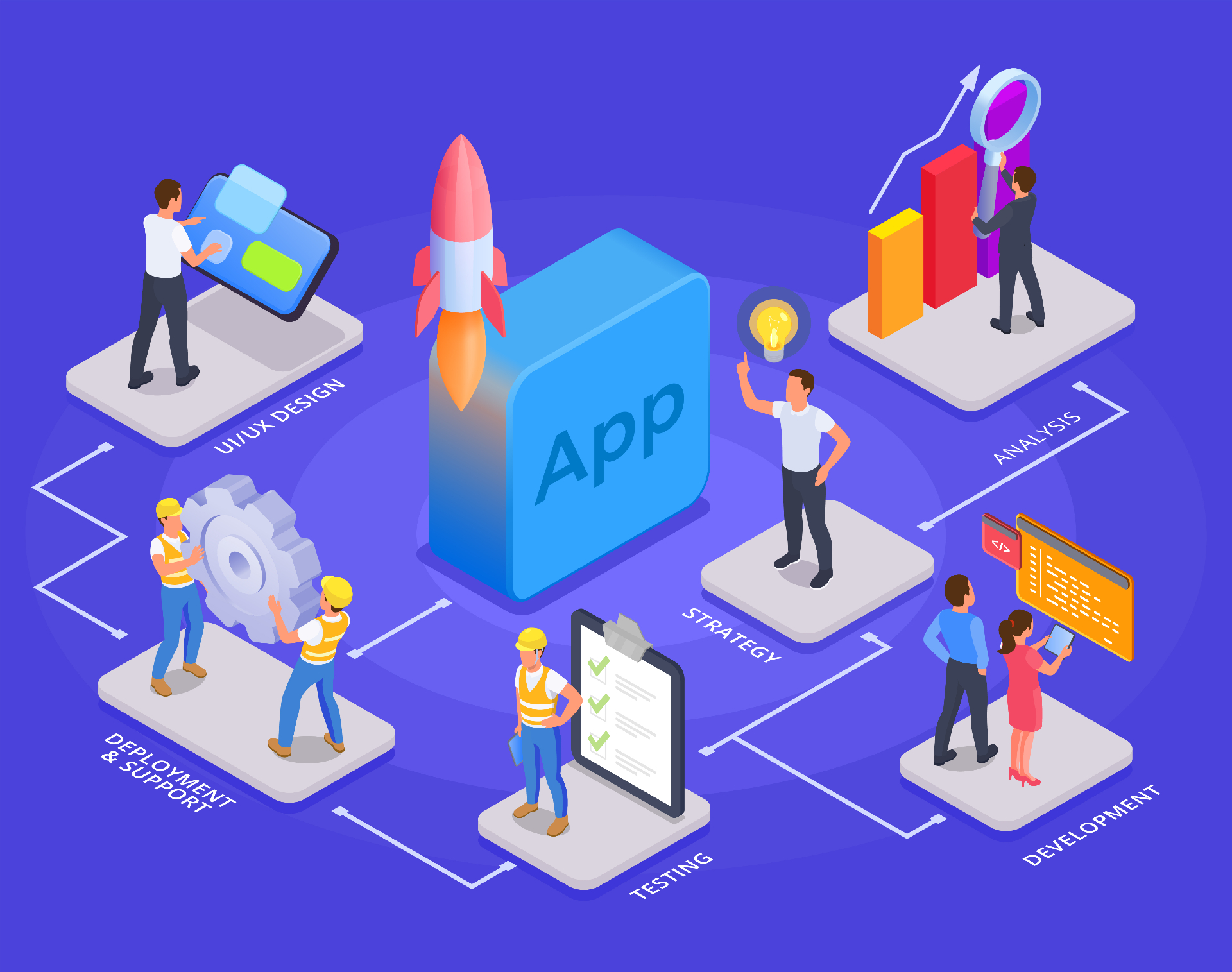 Mobile app interface preview placeholder